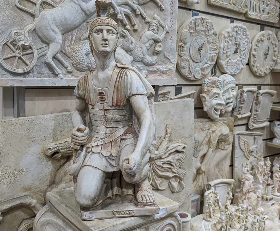 best souvenirs from greece replica statues